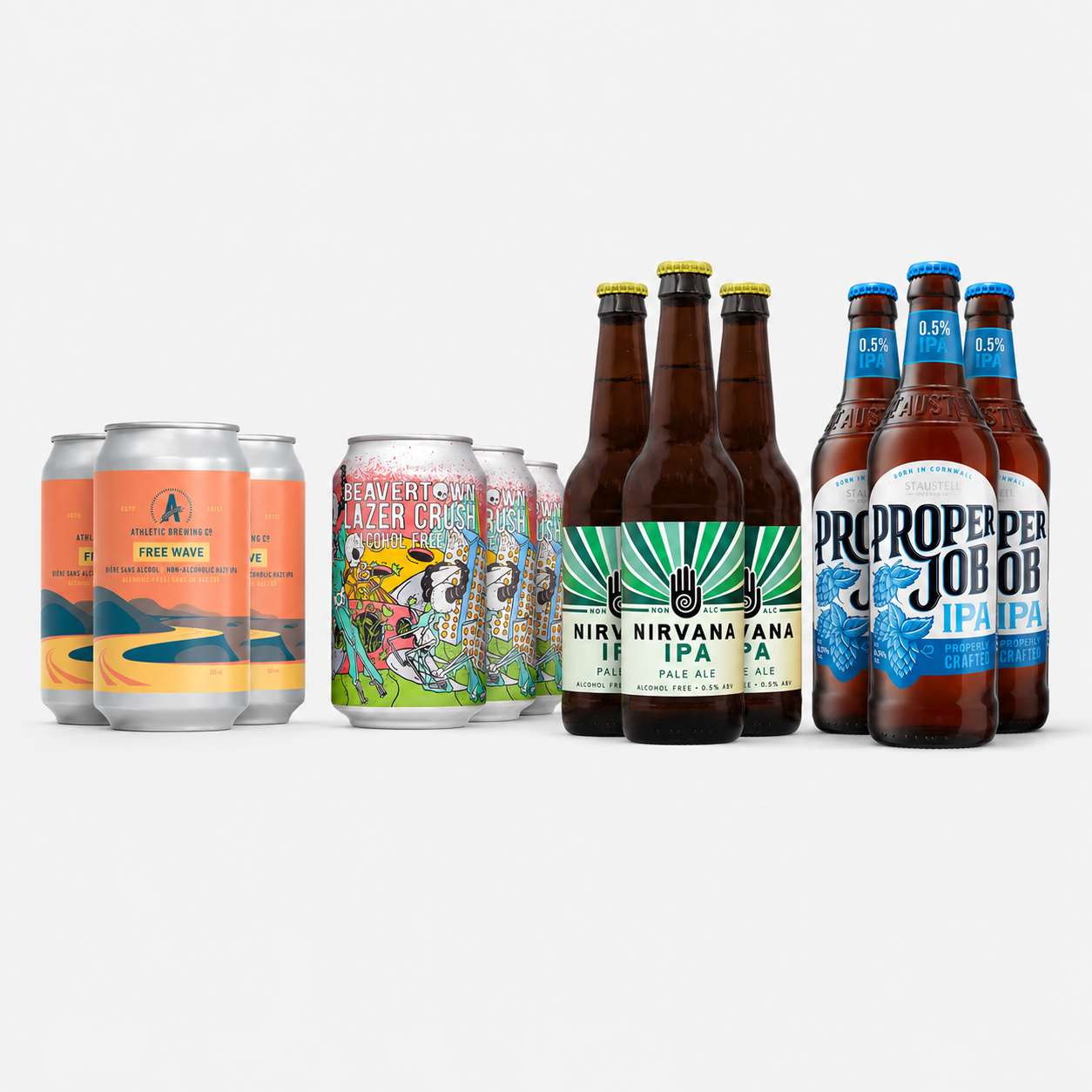 Alcohol Free IPA Mixed Case 12 Pack